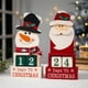 thumbnail image 1 of Decoración Navideña Calendario de Cuenta Regresiva para Navidad Decoración de Escenas de Eventos Adornos Navideños Muñeco de Nieve Adorno de Papá Noel, 1 of 6