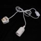 thumbnail image 4 of 3xCable Enchufable Colgante Con Interruptor De Encendido / Apagado E27 Portalámparas UK Sunnimix Soporte de bombilla de lámpara de enchufe de tornillo, 4 of 8