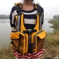 thumbnail image 7 of Douhoow Adult Adjustable Life Jacket Vest Multi Pockets Buoyancy Sailing Life Saver Tank Top, 7 of 7