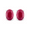 Pink, variant on Genuine Ruby Stud Earrings 1.70 Ct Oval Shape 10K Yellow Gold July Birthstone Jewelry Gift
