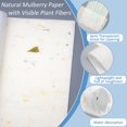 Benvo 50 Sheets A4 YPF5 Natural Mulberry Paper Visible Rice Paper