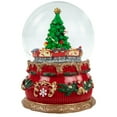 thumbnail image 3 of Northlight Musical Christmas Tree and Train Water Globe - 5.5", 3 of 5