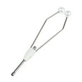 thumbnail image 3 of QccHieUs Fly Fishing Tying Tool Ceramic Tip Bobbin Holder Sturdy Easy to Use Portable Fly White, 3 of 9