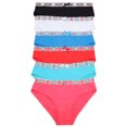 thumbnail image 5 of Angelina Cotton Bikini Panties with Checker Waistband (12-Pack), 5 of 6