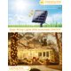 thumbnail image 4 of Guirnalda de luces solares BHCLIGHT, paquete de 2, 24 m, 200 LED, impermeables, 4 of 7