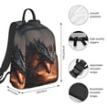 thumbnail image 2 of Disketp Fiery Black Dragon Attack Mochila Ligera e Impermeable, Mochila de Día Resistente para Viajes, Senderismo y Uso Diario para Hombre y Mujer, 2 of 7