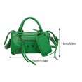 thumbnail image 2 of Bolso casual de mujer Bolso hobo de PU Bolso de mano de trabajo para uso diario en la oficina Bolso de compras, 2 of 9