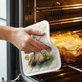 thumbnail image 3 of Mushroom Frogs Pot Holders for Kitchen Heatproof Potholder, 4 Pack Spring Floral Green Botanical Rustic Hot Pads Multipurpose Oven Pads Cloth Potholders Trivet for Cooking and Baking, 3 of 8