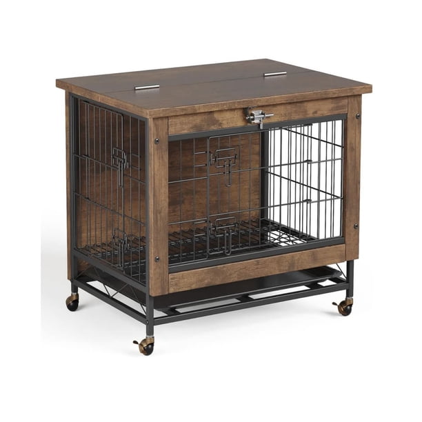 26.4 x 19.7 x 25.6-pulgada side end dog house cage para small dogs