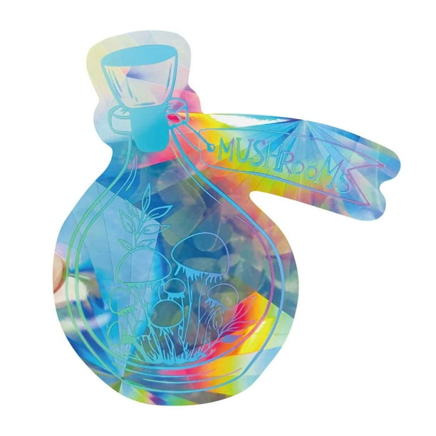 Xihbxyly Pegatinas para Ventana con Atrapasol, Calcomanías de Vidrio Coloridas, Prismas Adhesivos Reutilizables, Decoración Del Hogar, Efecto Arcoíris Vibrante, Aplicación En Puertas de Vidrio, Fácil