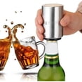 thumbnail image 1 of NEWLAND DRINKWARE – Push Down Bottle Opener, Automatic Beer/Soda Bottle Opener with Magnet Cap Catcher, 1 of 5