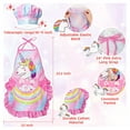 thumbnail image 4 of Vanmor Unicorn Kids Cooking and Baking Sets, 11Pcs Kids Aprons for Girls, Kids Chef Hat and Pink Apron, Mitt & Utensil for Toddler Dress up Chef Costume Gifts for 3 4 5 6 7 8 Years Old Girls, 4 of 8