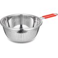 thumbnail image 1 of Colador de acero inoxidable 304, colador de metal de gran capacidad con mango, colador para lavar verduras, frutas y arroz en la cocina y escurrir pasta cocida, 1 of 6