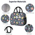 thumbnail image 4 of Womens Pioneer Flower Floral Print Pattern Lunch Box for Work,Insulated Lunch Bag for Women,Loncheras Para Mujer,Leakproof Adult Lunch Bag for Work,Beach,Travel,Picnic,Camping, 4 of 7
