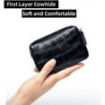 thumbnail image 6 of YooGuoGuo Small Wallet for Women Genuine Leather Coin Purse Crocodile Pattern Change Pouch Wallet Zipper Credit Card Cash Wallet, 6 of 7