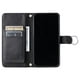 thumbnail image 4 of Funda tipo billetera GANGXUN para OPPO Reno 12 5G – Tapa abatible con correa para mujer, 4 of 5