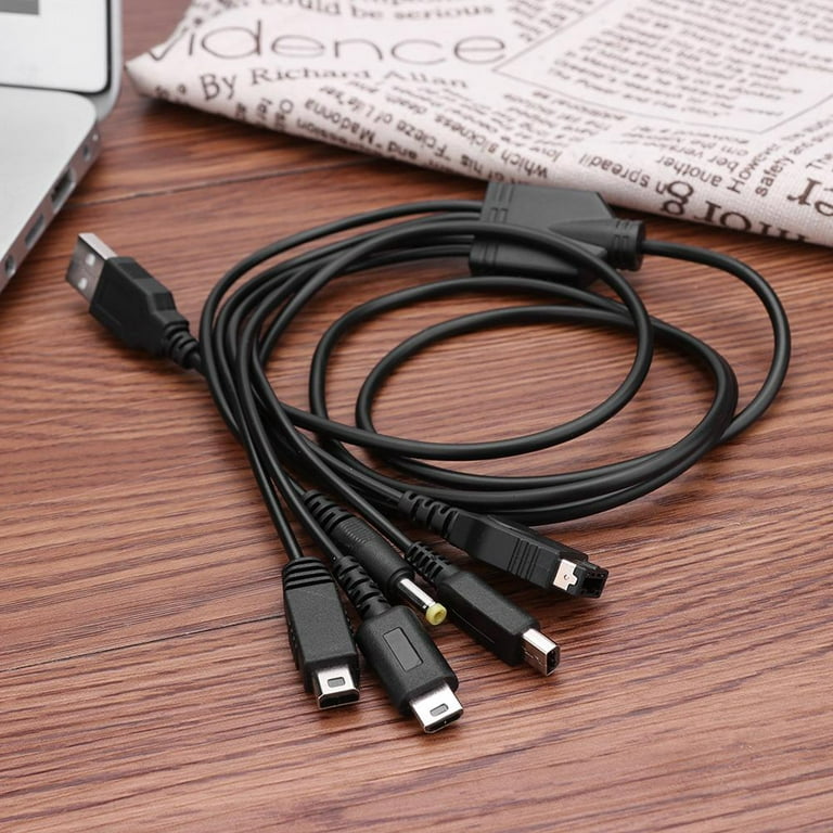 5 in 1 USB Charger Cable for Nintendo DS Lite/Wii U/New 3DS (XL/LL), 3 –  6amgame