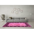 thumbnail image 3 of Ahgly Company Indoor Square Abstract Pink Contemporary Area Rugs, 8' Square, 3 of 4