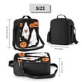thumbnail image 2 of Lafuoo Halloween Ghosts And Pumpkins Pattern Thermal Insulated One Shoulder Handheld Lunch Bag, Adjustable Shoulder Strap Leak-proof Lunch Box Unisex-One Size, 2 of 8