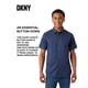 thumbnail image 3 of Camisa DKNY de mezclilla oscura, corte moderno, algodón elástico, 3 of 5