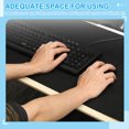 thumbnail image 5 of Uxcell 31.5" x 15.7" Large Felt Desk Pad Protector, Non-Slip Desk Mat Full Table Mouse Pad Keyboard Mats for Laptop Computer Writing Desk Table Gaming Home, Black, 5 of 7