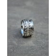 thumbnail image 4 of LD DESIGNS Handmade 925 Sterling Spinner Ring – Meditation Fidget Band for Relaxation and Stress Relief, Valentine day Gift, Boho Ring, Women Ring, 4 of 6
