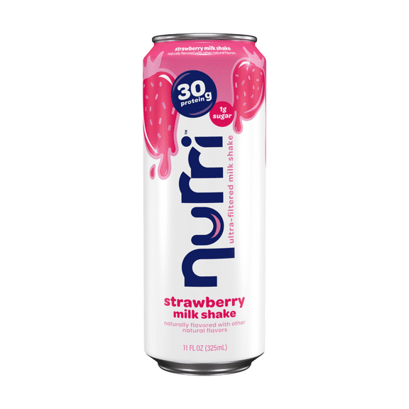 Nurri Ultra-Filtered Milkshake, 30g of Protein, Strawberry, 11 fl oz Can