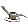 thumbnail image 3 of vidaXL Sun Loungers 2 pcs Textilene Taupe and Grey, 3 of 5