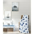 thumbnail image 2 of Throw Ribbed Printed Flannel Shibori, 2 of 2