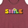 thumbnail image 3 of Instant Message - Colorful Smile - Women's Racerback Tank Top, 3 of 5
