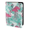 thumbnail image 2 of Pofeuu Flamingo Print Travel Document Organizer Passport Holder Men Women for Family (6.5 in x 4.5 in),Wallet Holder Credit Card Clutch Bag Case, 2 of 5