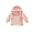 thumbnail image 1 of TheFound Children Pullover, Solid Color Long Sleeve Tops for Boys and Girls, 1 of 9