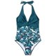 thumbnail image 3 of WILLBEST Traje de Baño Para Mujer, Traje de Baño de Una Pieza Con Estampado de Color, Sin Espalda, Con Tirantes Para El Cuello, Traje de Baño Para Mujer, 3 of 7