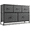 Gray, variant on 5-Drawer Fabric Dresser with Wood Top - Compact Storage Cabinet for Bedroom and Living Room, Black