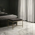 thumbnail image 7 of Meridian Furniture Valley Brown Chenille Fabric Bench, 7 of 7