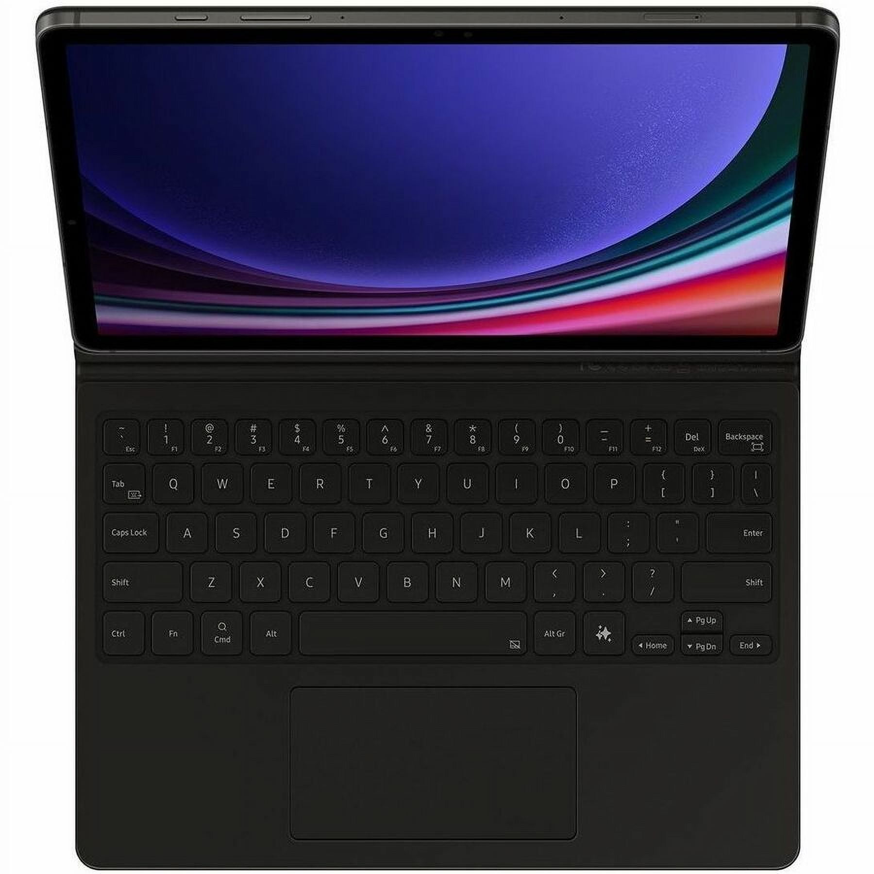 TAB S9 & S9 FE BOOK COVER KEYBOARD - BLA - Walmart.com