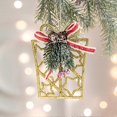 thumbnail image 4 of Colgante de árbol de Navidad, bonitos adornos de hojas de piña, copos de nieve, calcetines, dijes de reno, accesorios de decoración de bricolaje, adorno colgante de Feliz Navidad, decoración de fies, 4 of 5