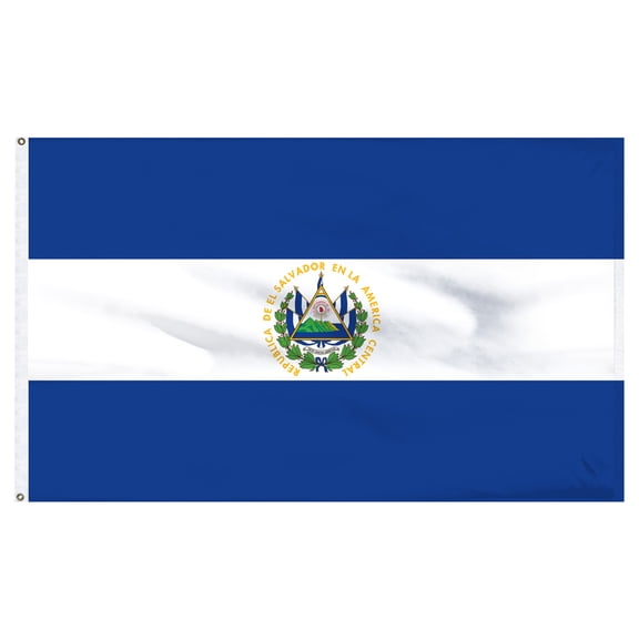 El Salvador Flag 4ft x 6ft Nylon