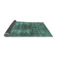 thumbnail image 2 of Ahgly Company Indoor Square Oriental Light Blue Industrial Area Rugs, 5' Square, 2 of 4