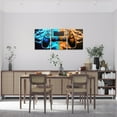 thumbnail image 3 of Erosebridal Gamer 3 Piece Canvas Wall Art 12"x16"x3pcs Gaming Office Wall Decorations Artwork Posters Modern Game Console Controller Bathroom Wall Art Joystick Room Decor Blue Orange, 3 of 5