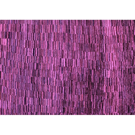 Ahgly Company Indoor Rectangle Abstract Purple Modern Area Rugs, 3' x 5'