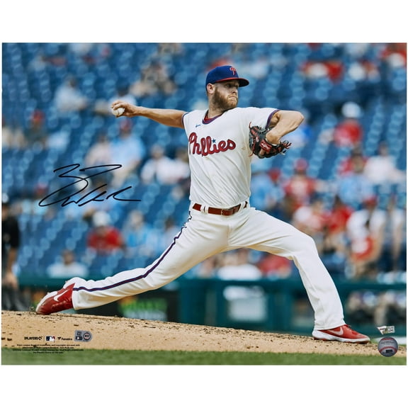 Zack Wheeler Philadelphia Phillies Autographed 16" x 20" Pitching Photograph - Fanatics Authentic Certified