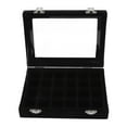 thumbnail image 3 of Earring Storage Box, Jewelry Tray Neat Multifunction   For Stud Earrings Black, 3 of 8