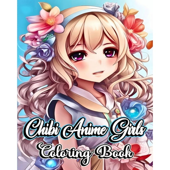 Chibi Anime Girls Coloring Book: For Kids and Teens with Fashion Designs (Paperback)