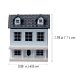 thumbnail image 2 of Miniature House Model Tiny Wooden House Decorative Model House Adorable Mini House, 2 of 9