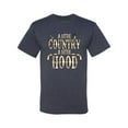 thumbnail image 2 of Wild Bobby, A Little Country, A Little Hood, Pop Culture, Men Graphic Tee, Vintage Heather Navy, 3X-Large, 2 of 4