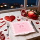 thumbnail image 5 of Lunxisen 96 Pcs WhalinValentine's Day Tableware Set for Red Pink Heart Disposable Party Decorations Paper DinnerwarePlate Napkin for Weddings Anniversary Party Supplies, 5 of 8