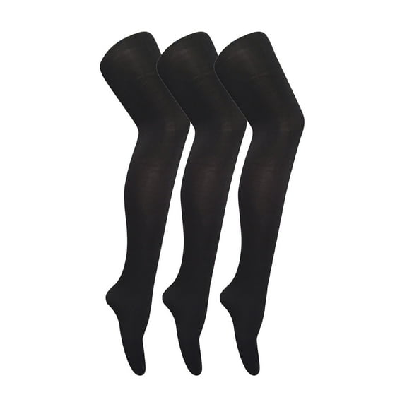 3 Pairs Womens Coloured Opaque 80 Denier Tights | Sock Snob | Plain Block Colour Tights