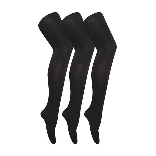 3 Pair Multipack Womens Coloured Opaque 80 Denier Tights Sock Snob