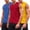 Blue/Red/Yellow, variant on COOFANDY Mens Gym Workout Tank Tops Sleeveless V Neck T Shirts 3 Pack Muscle Basketball Tee Shirt